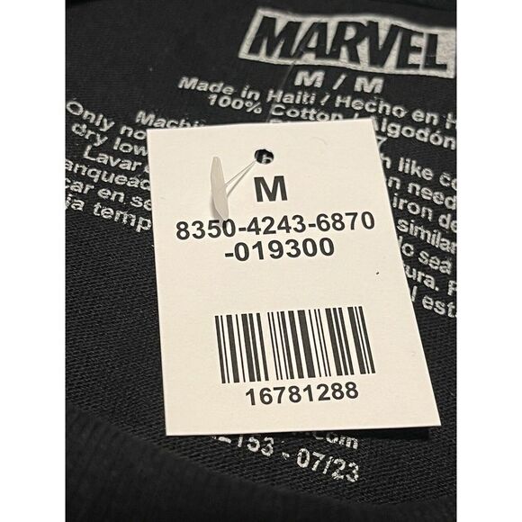 Marvel Comics T Shirt Mens Medium Spider Man Black Tee Officially Licensed NEW - Picture 7 of 8